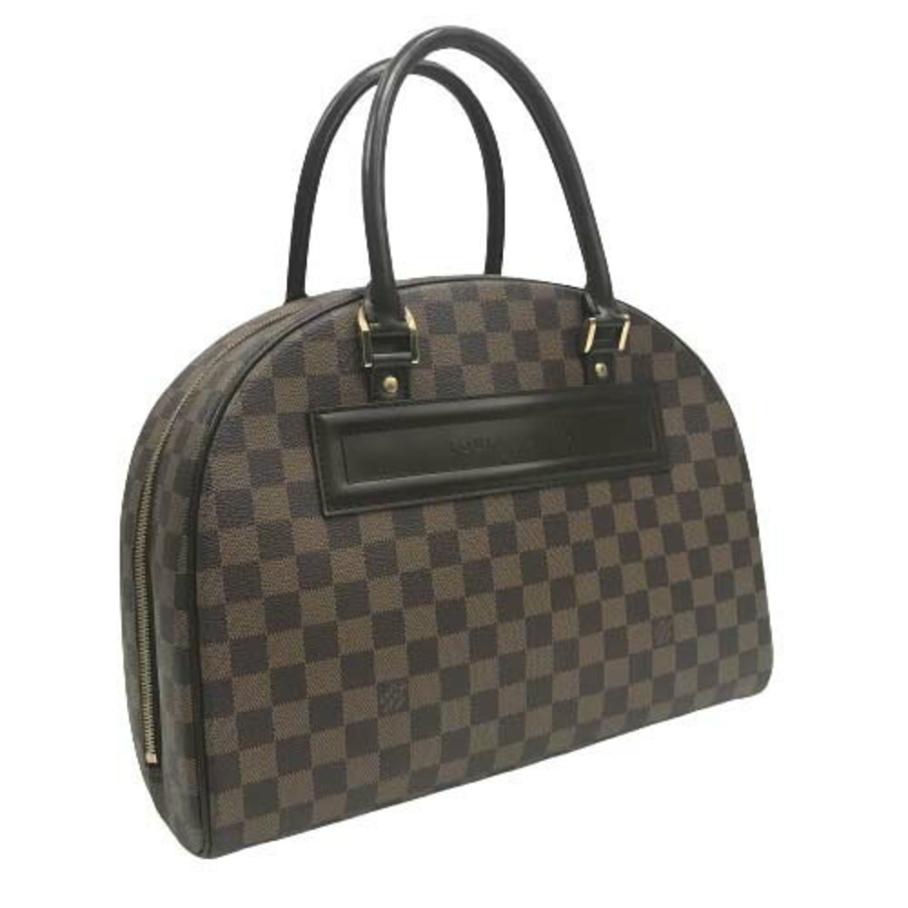 Louis Vuitton Nolita Handbag Boston Bag Damier Ebene Brown